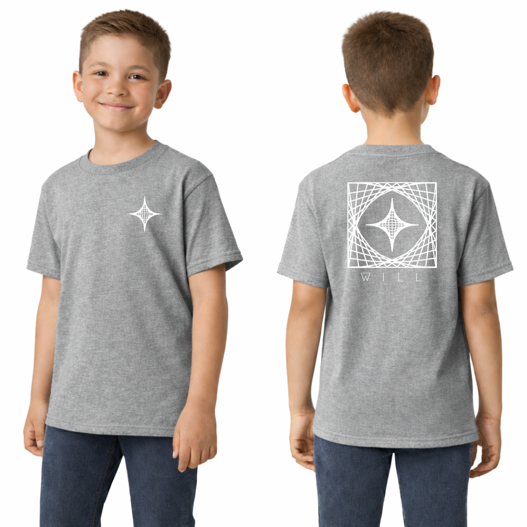 Youth Box logo Shirt (White)