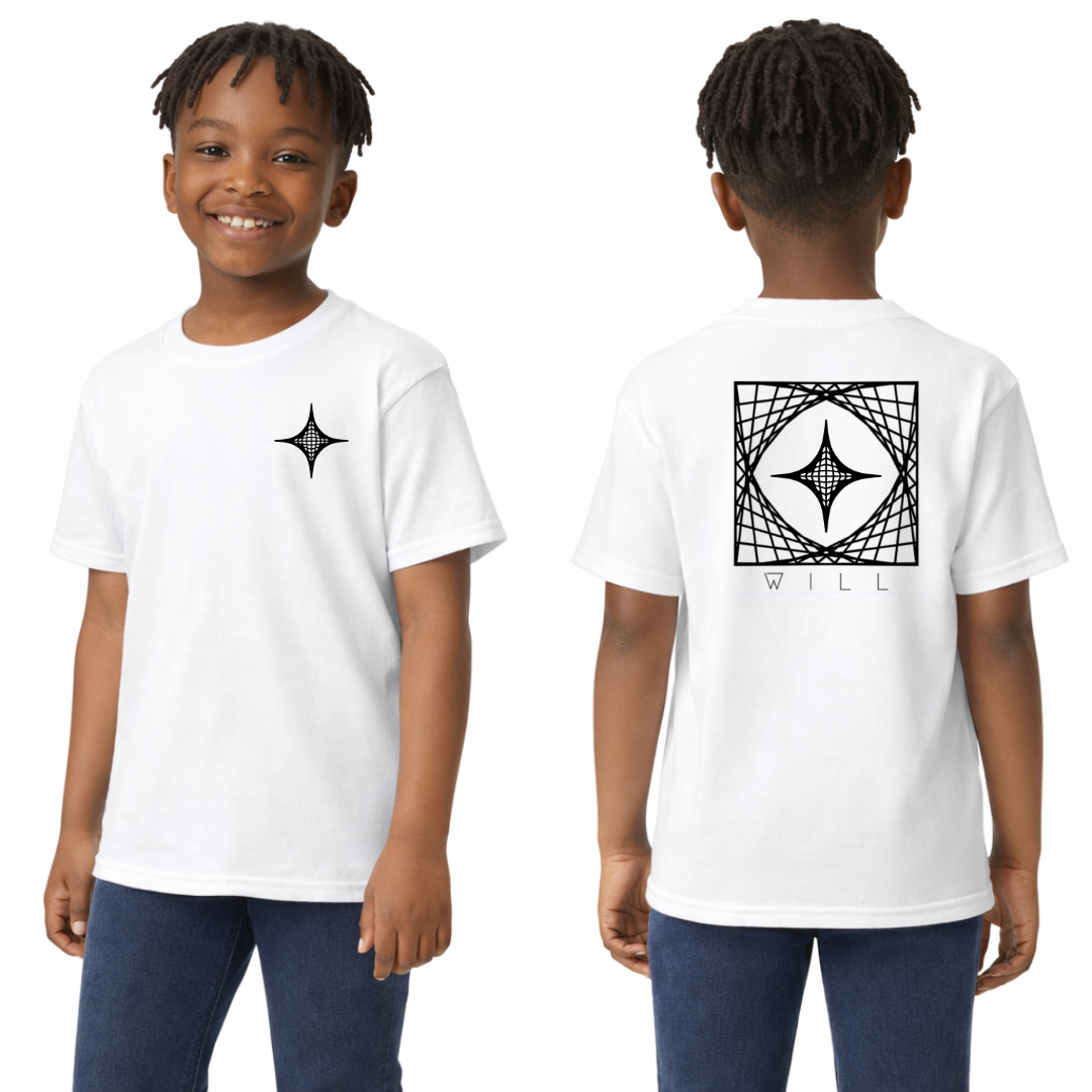 Youth Box logo Shirt (Black)