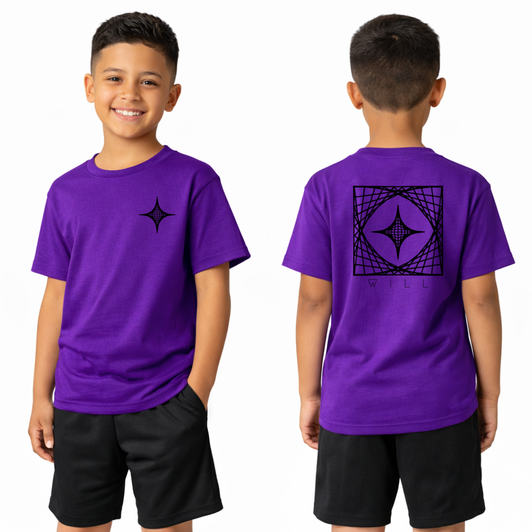 Youth Box logo Shirt (Black)